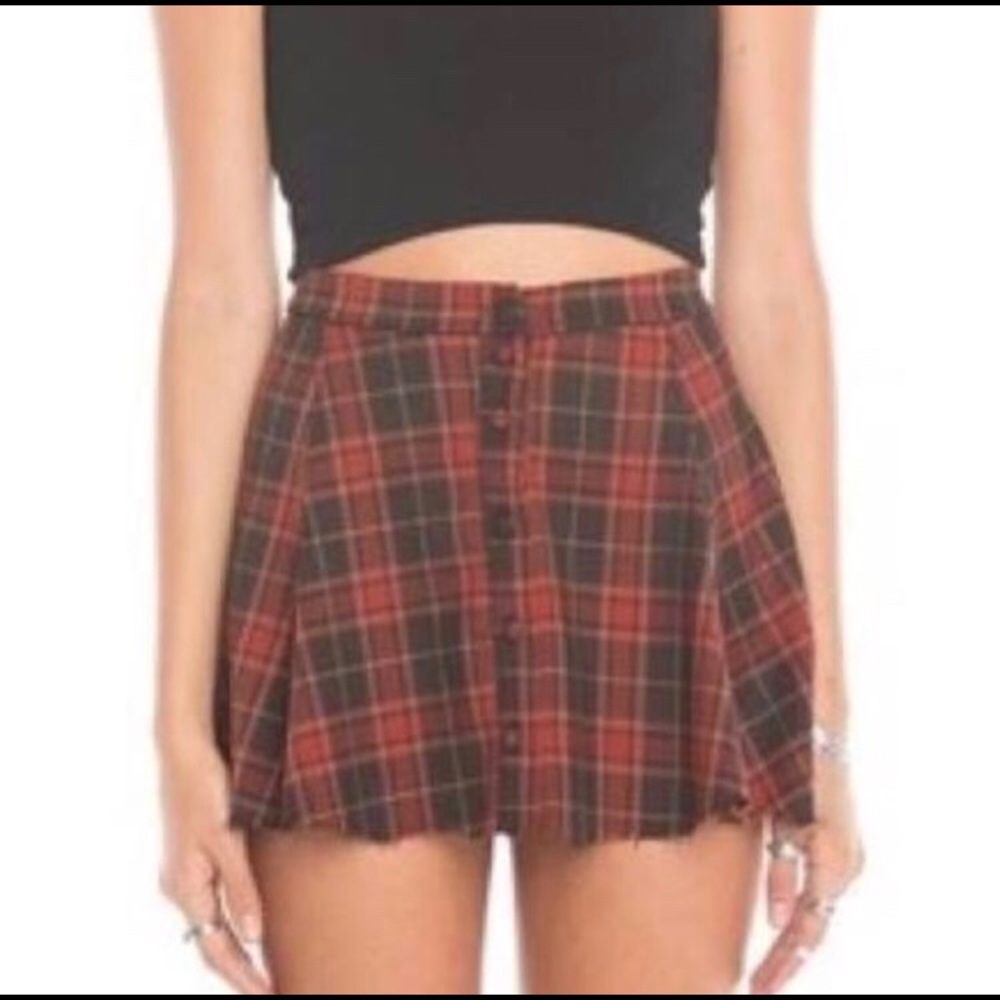 Brandy Flannel Skirt RARE